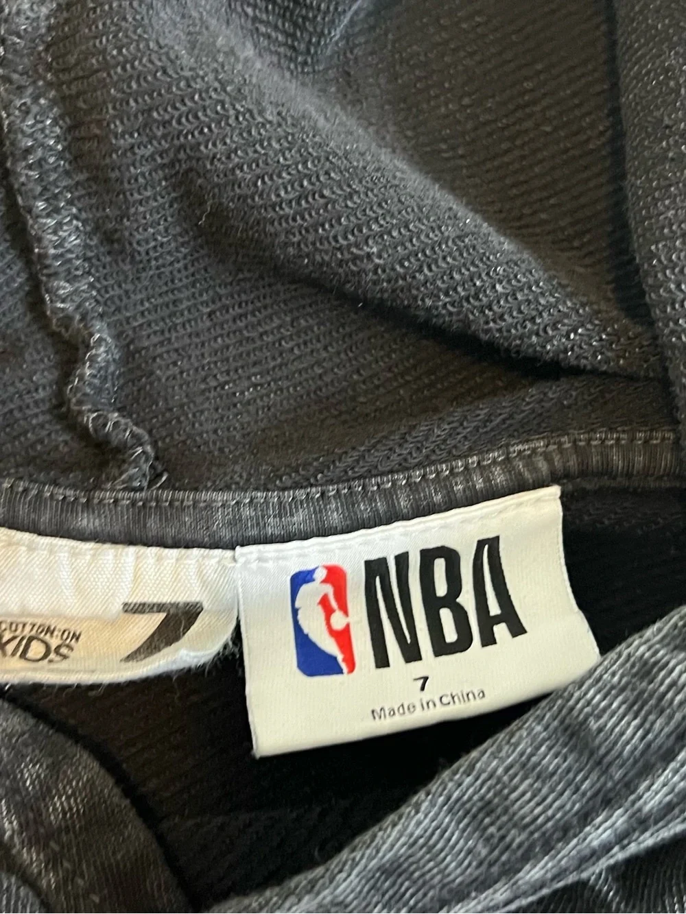 NBA Los Angeles Lakers Black Hoodie with Gold Logo Size 7